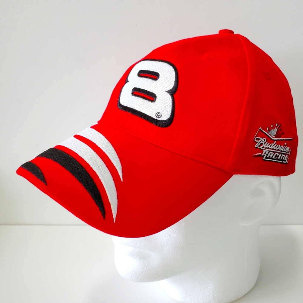 Vintage Dale Earnhardt Jr Hat BUD Budweiser NASCAR Winners Circle Dad Cap #8.